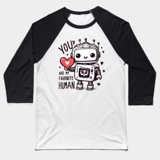 Robot Love Baseball T-Shirt